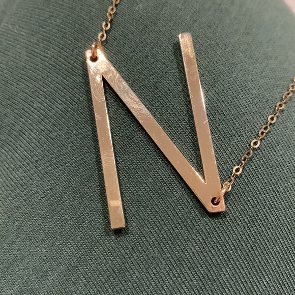 Vici | Meghan Bo Designs Initial N Necklace - Picture 2 of 9